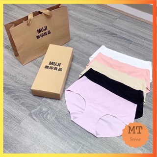 Hộp 5 quần lót Muji su đúc Nhật mềm mại, không lộ viền