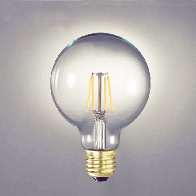 BÓNG LED TRANG TRÍ THỦY TINH EDISON G80  (4 LOẠI)