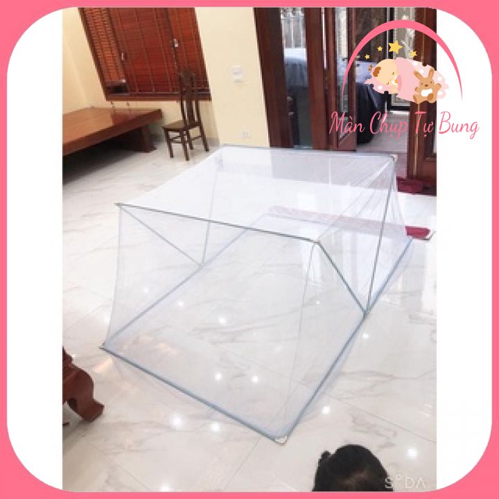 Mùng Chụp Tự Bung Xếp Gấp Gọn Tiện Dụng Đỉnh Vuông Đủ Kích Thước Tiện Lợi Khi Di Chuyển Mọi Nơi