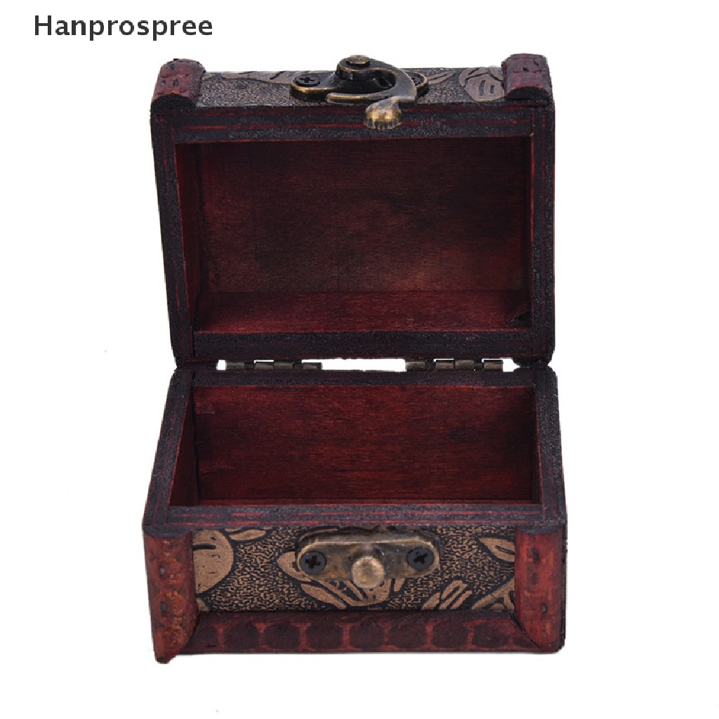 Hanprospree &gt; Hộp Đựng Trang Sức Bằng Gỗ Phong Cách Vintage
