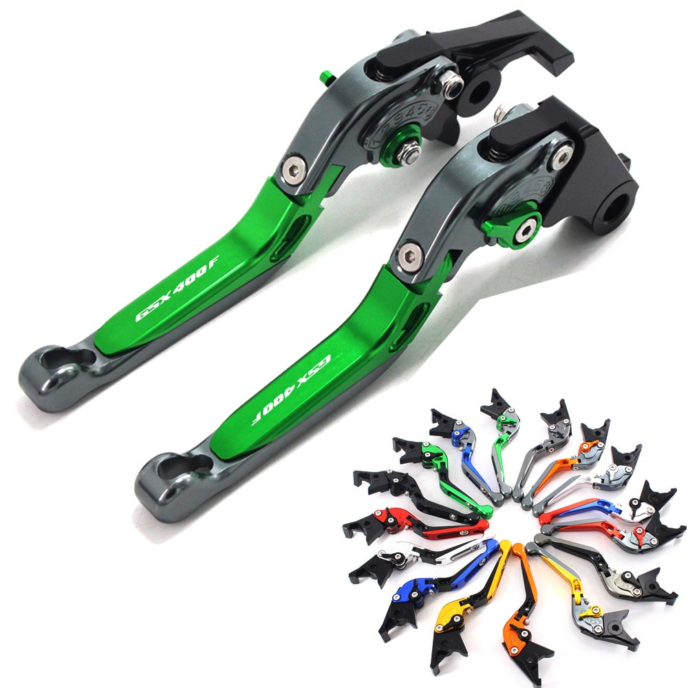 For SUZUKI GSX400F Impulse 1994-2004 GSX 400F GSX 400 F Motorcycle Folding Extendable Adjustable Brakes Clutch Lever CNC