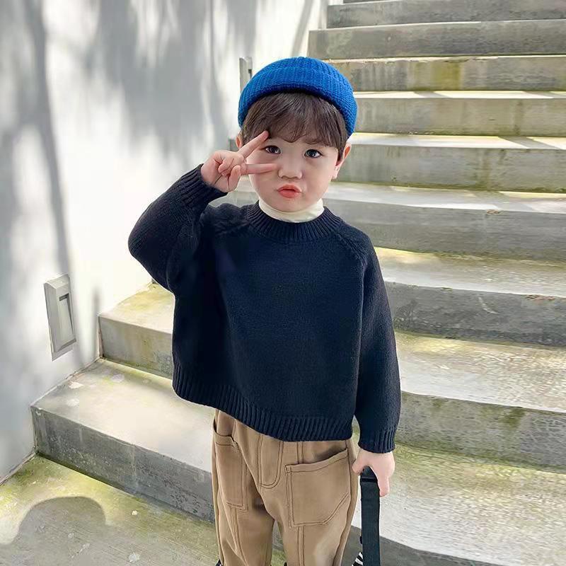 Áo Sweater Phong Cách Hàn Quốc Thời Trang Thu Đông Cho Bé Trai