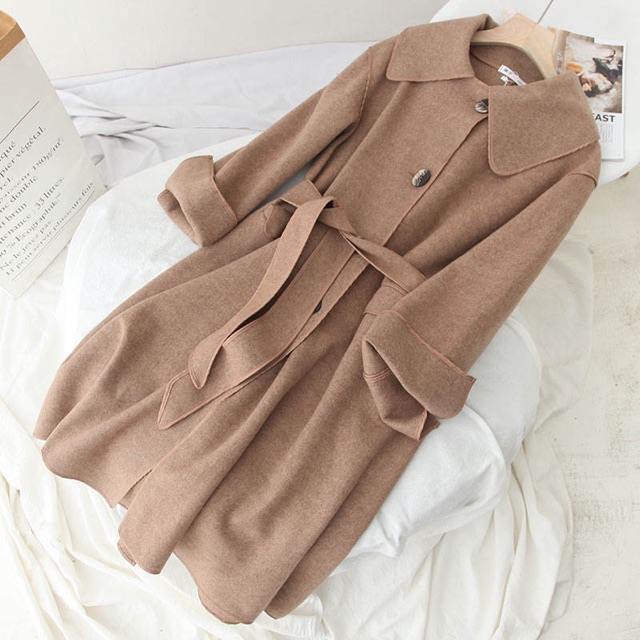 Áo dạ ép dáng oversize có sănz