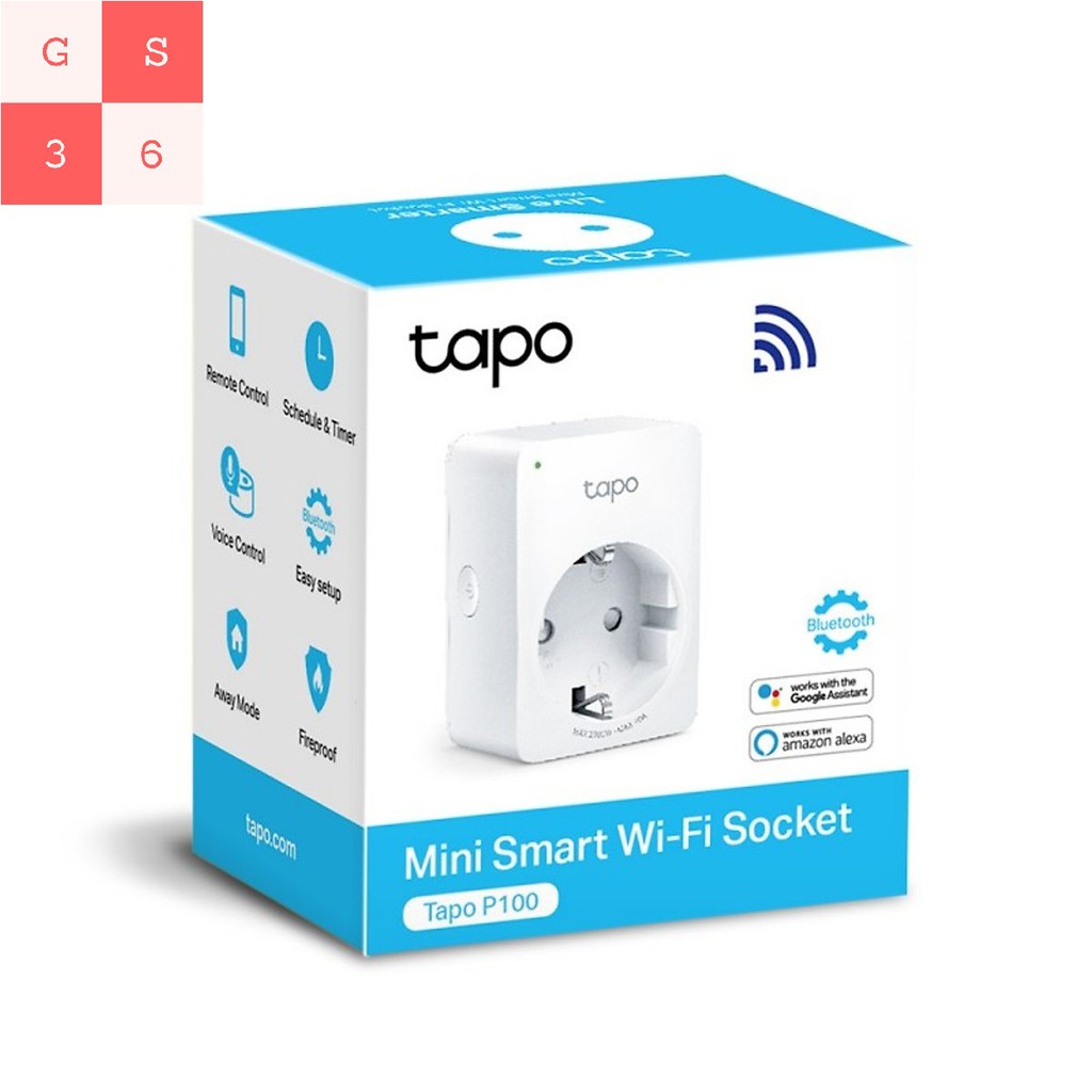 Ổ cắm điện Wifi thông minh TP-Link Tapo P100- Hàng chính hãng