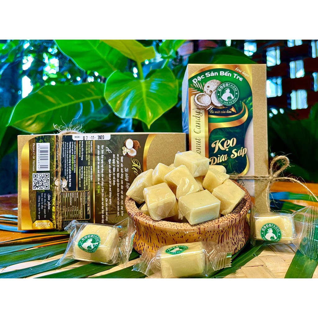 Kẹo dừa Sáp Cocofarm ít đường 300g