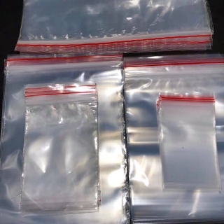 TÚI ZIPPER CHỈ ĐỎ ❤️FREESHIP❤️ Túi Zip Đựng Hàng