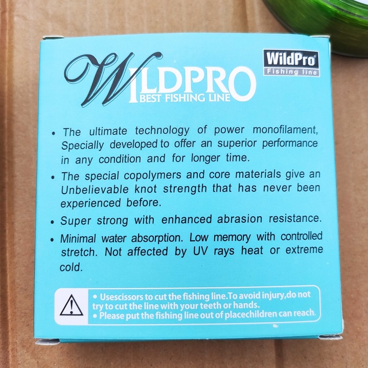 Dây Cước Câu Cá Nhật Bản Wildpro 200m Xanh Titan Tàng Hình Chuyên Săn Hàng