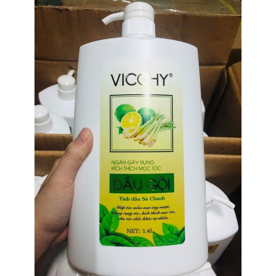 Dầu Gội Vicchy Tinh dầu sả chanh - 1,4l