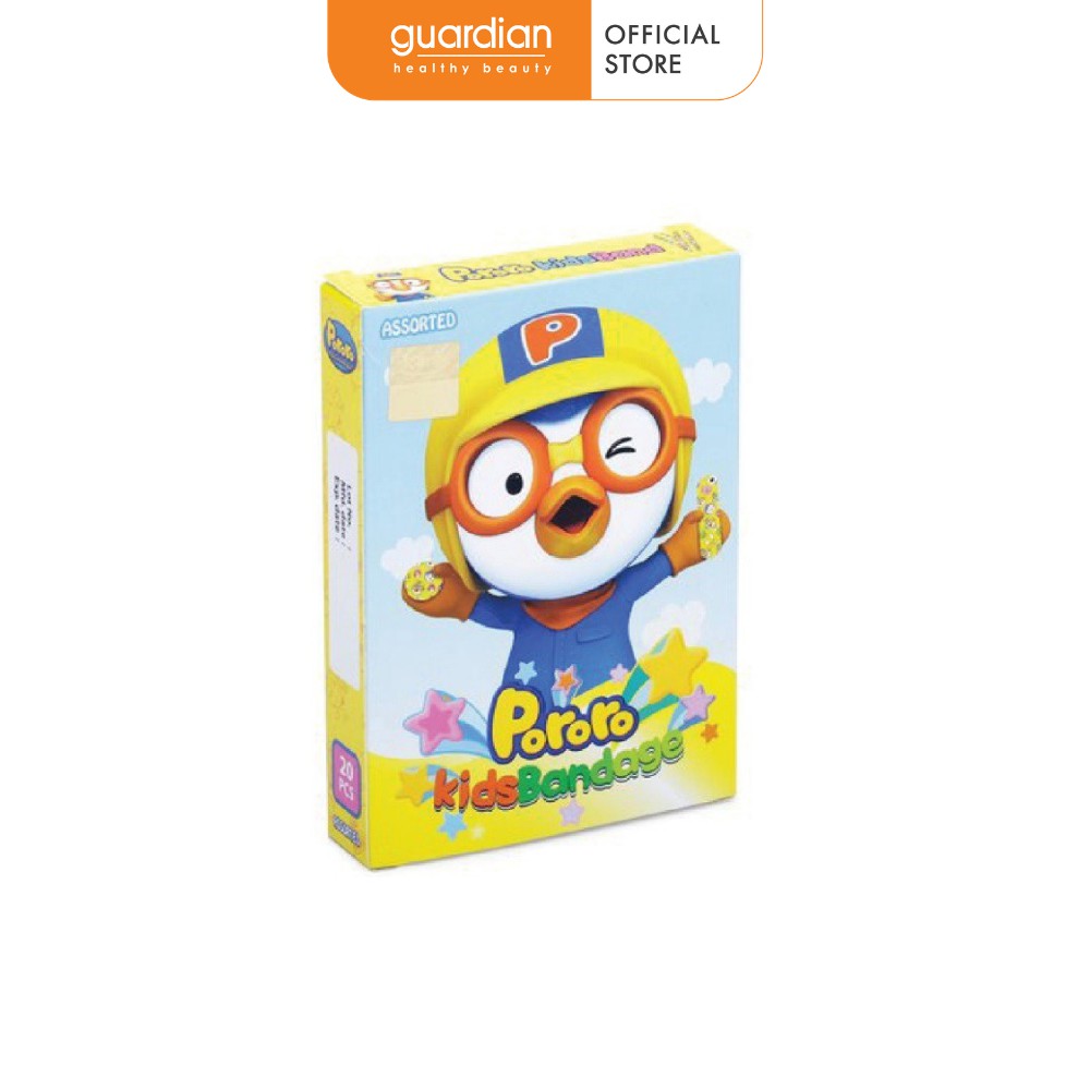 Băng keo cá nhân Kids Band Pororo Young Chemical (4 size – 20 miếng/hộp)
