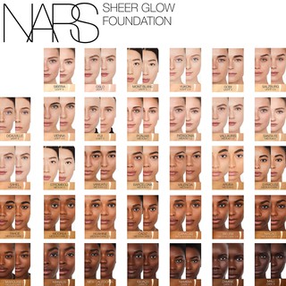 Kem nền Nars - Sheer Glow Foundation Minisize 5ml Tone Light 2