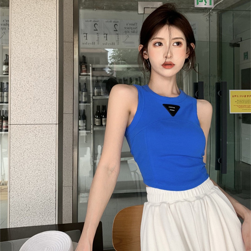 Áo hai dây thể thao SUXI có mút đệm ngực thời trang mùa hè quyến rũ cho nữ