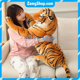 🐯🐯HỔ VÀNG NHỒI BÔNG 3D SIÊU THẬT - 100 cm🐯🐯