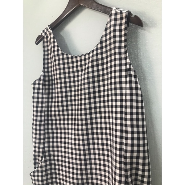 Đầm váy caro hở lưng thiết kế cao cấp freesize | BigBuy360 - bigbuy360.vn