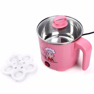 Ca nấu mì siêu tốc mini 2 lớp 18 cm-1.8L