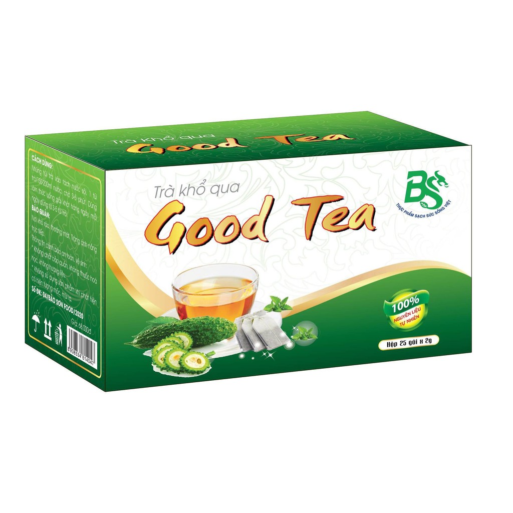 trà đinh lăng goodtea 25 túi lọc(100% tự nhiên)