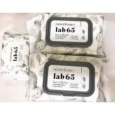 Khăn Giấy Ướt MOMO RABBIT LAB65 Có Nắp (20 Tờ/ 70 Tờ)