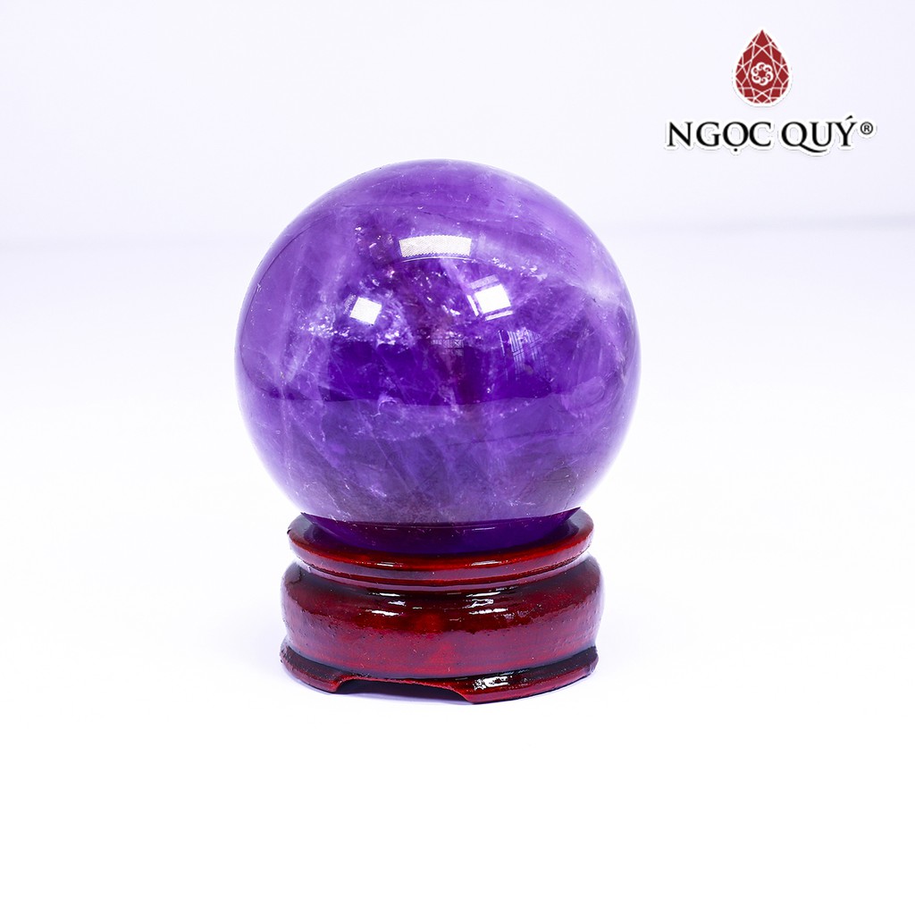 Quả cầu đá thạch anh tím amethyst  - Ngọc Quý