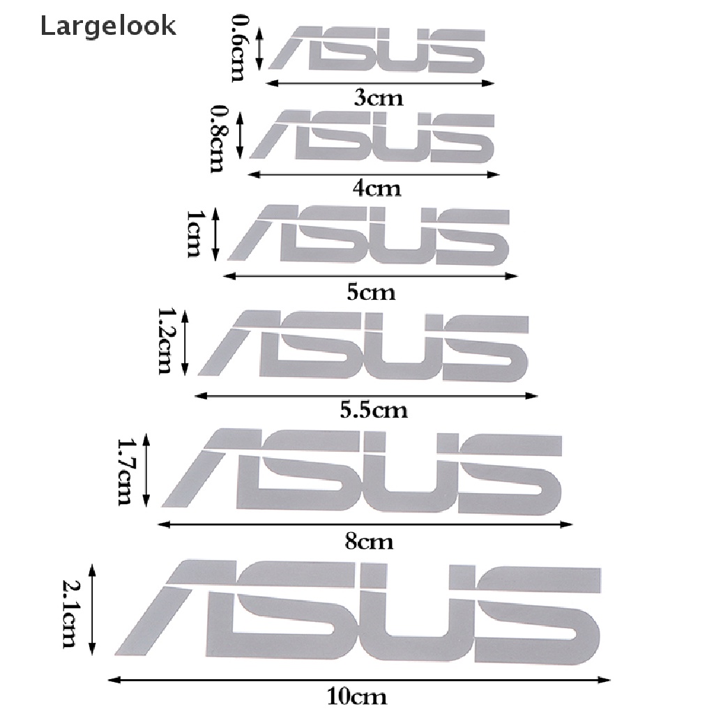 Miếng Dán logo Kim Loại Trang Trí Cho Asus DIY