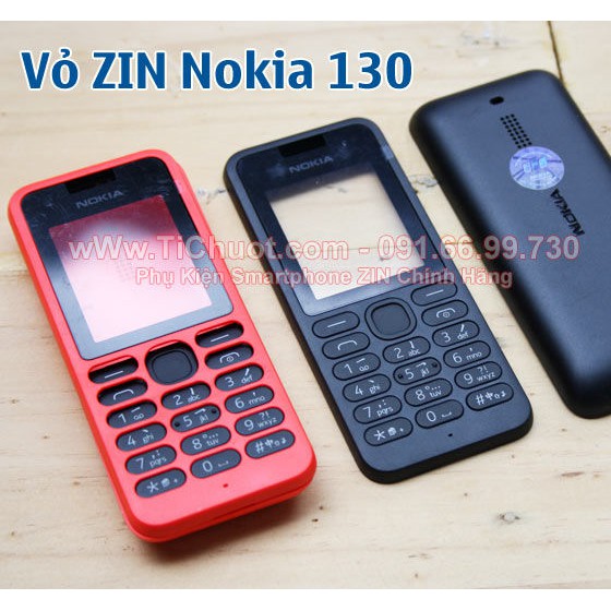 Vỏ phím NOKIA 130 ZIN Chính Hãng tem FPT