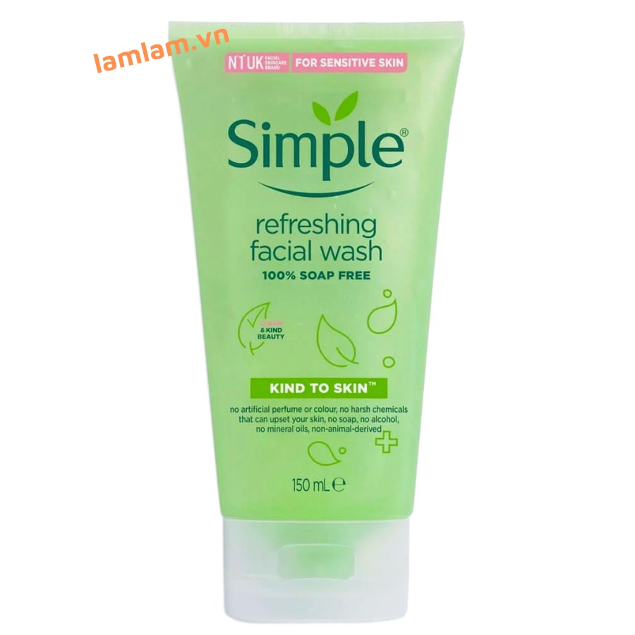 Sữa Rửa Mặt Dạng Gel Simple Refreshing