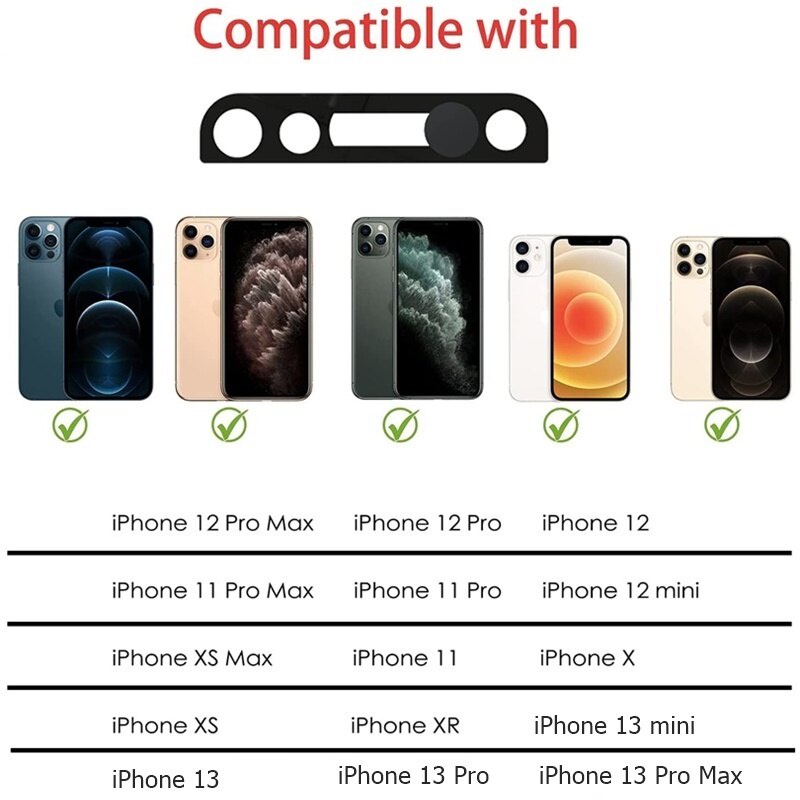 Ốp Điện Thoại Nhựa Bảo Vệ Ống Kính Máy Ảnh Cho iPhone XS XR 11 12 13 Pro Max 14 Pro Max
