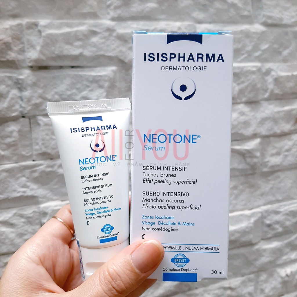 ISIS Pharma Neotone Serum 30mL - Tinh Chất Hỗ Trợ Giảm Nám, Tàn Nhang Cho Da Thường.