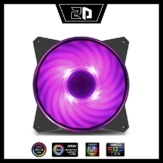 Quạt cooler master masterfan mf120r rgb đồng bộ rgb fusion, aura sync, mystic light