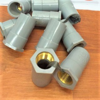 Nối răng (ren) trong / ngoài THAU 21/27 thân nhựa PVC Bình Minh (Chính hãng)
