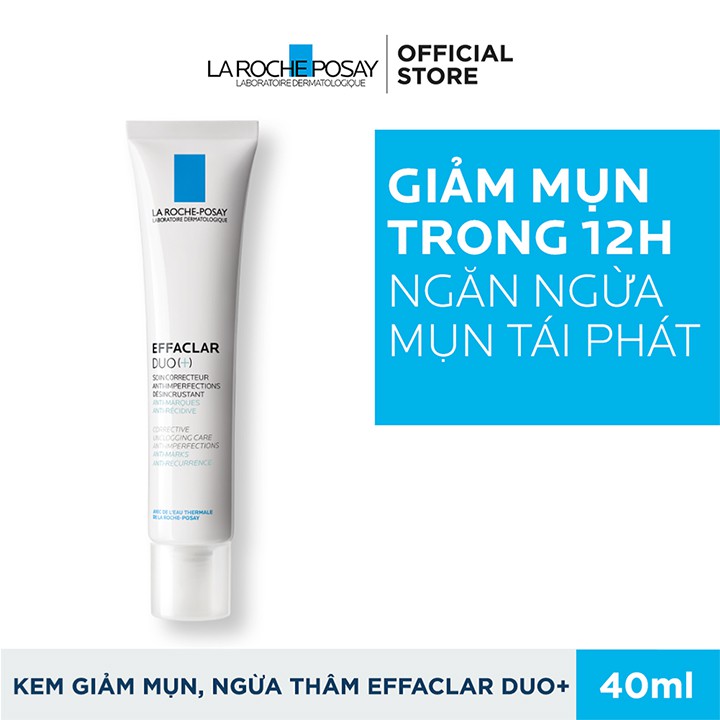 [Mã FMCGMALL -8% đơn 250K] Bộ sản phẩm giảm dầu, giảm mụn ngừa thâm hiệu quả sau 12h La Roche-Posay Effaclar Duo+ | BigBuy360 - bigbuy360.vn
