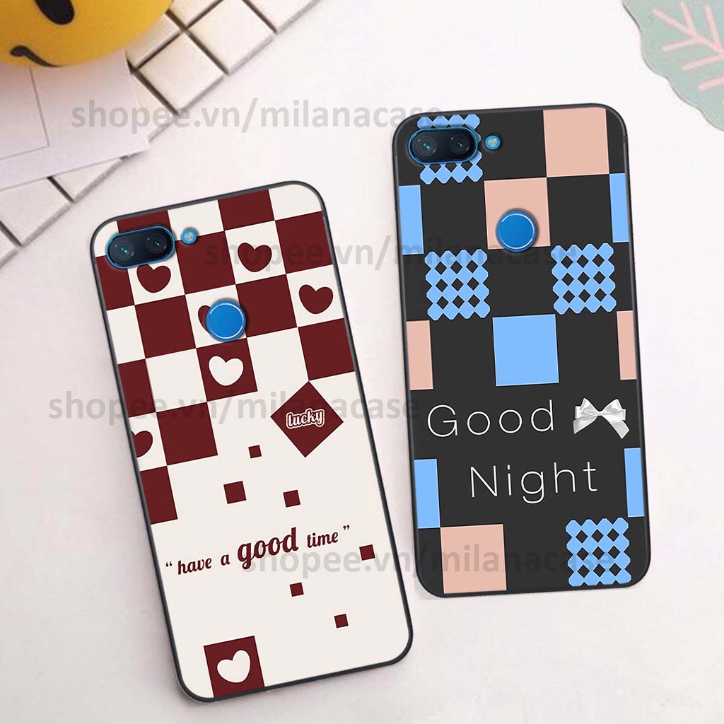 Ốp Xiaomi Mi 8 SE / Mi 8 Lite caro họa tiết nhiều màu sắc siêu đẹp thời trang cá tính