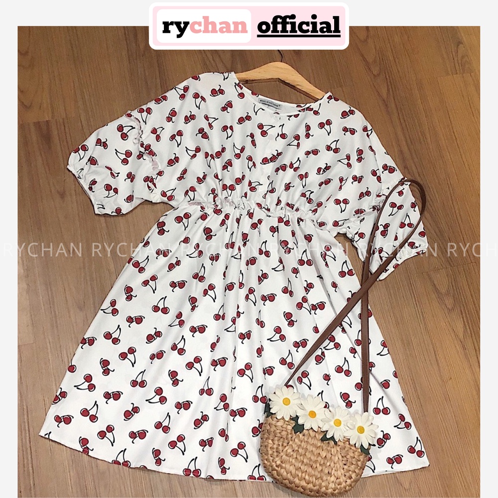 [ẢNH THẬT CUỐI] DX800 - Đầm Xòe Babydoll Cherry 2 Màu