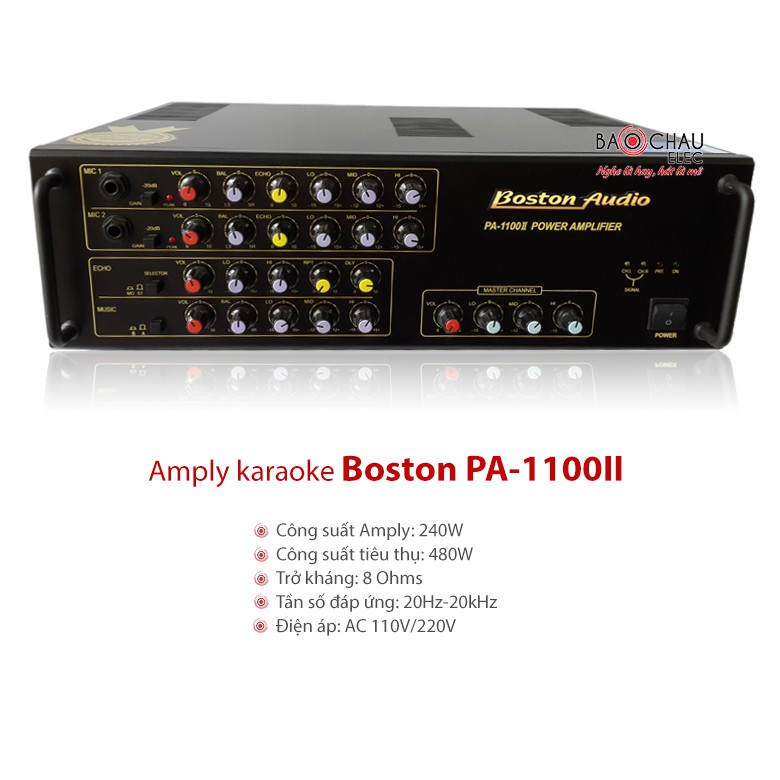 Amply Boston PA-1100II - Bảo hành 24 tháng