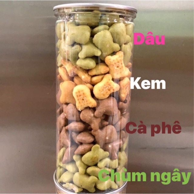 1 LON PET BÁNH GẤU 4 VỊ 400g | BigBuy360 - bigbuy360.vn