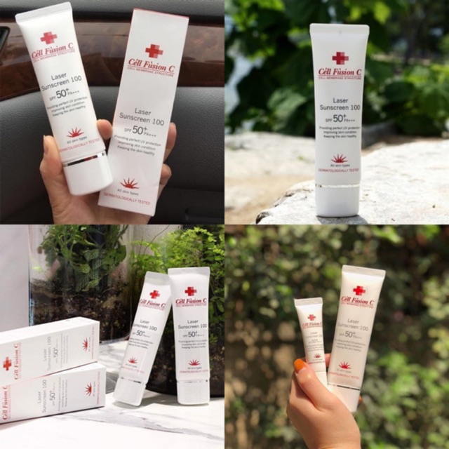 Kem chống nắng Cell Fusion C Đỏ Laser Sunscreen 100 SPF 50+ PA+++