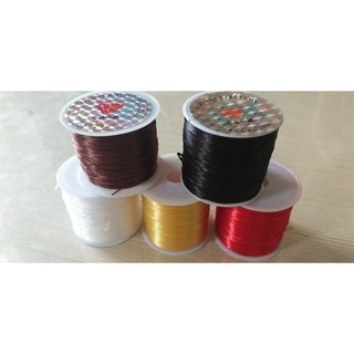 (SALE) Sỉ 45 Met Cước tơ lụa Nhật thun xỏ vòng cước xâu chuỗi chun co giãn tốt