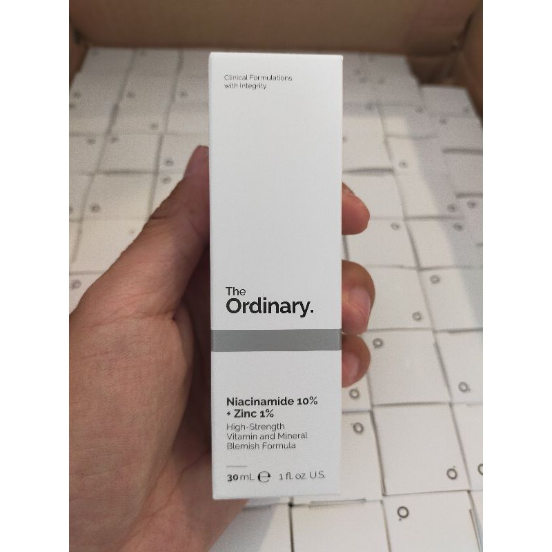 Serum giảm thâm mụn của The Ordinary Niacinamide 10%+ Zinc 1% chai 30ml