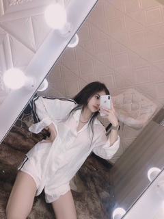 Sét sơ mi sọc thể thao cá tính
