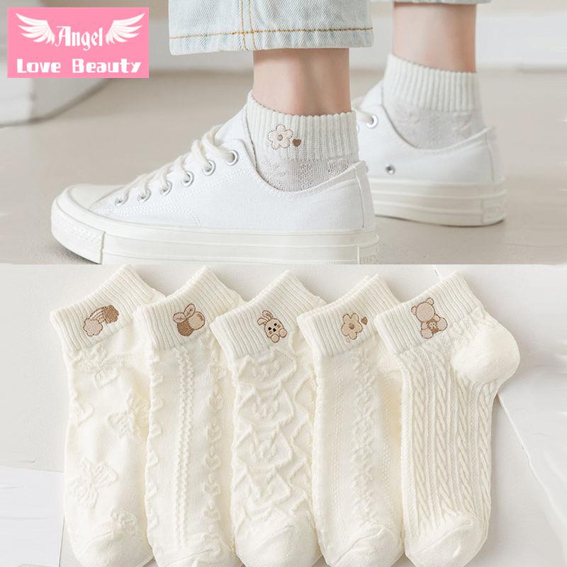 [Hàng Có Sẵn Bán Chạy] Vớ Thuyền Cotton Mỏng Phối Lưới Thoáng Khí Dễ Phối Đồ Hợp Thời Trang Mùa Hè Cho Nữ