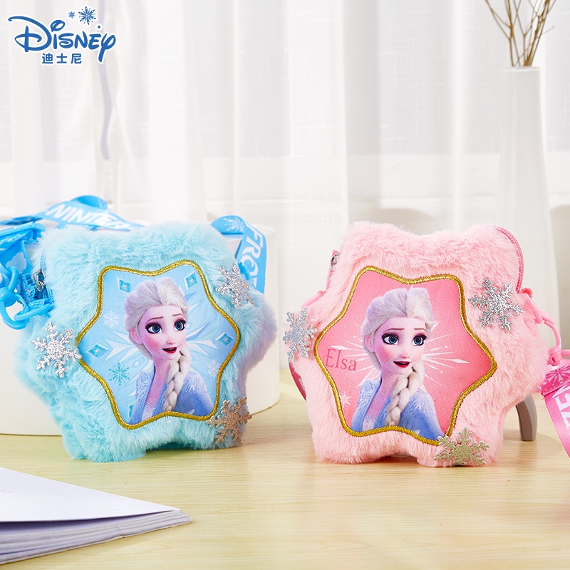 Disney Túi Đeo Chéo Hình Công Chúa Elsa Dễ Thương Cho Bé Gái