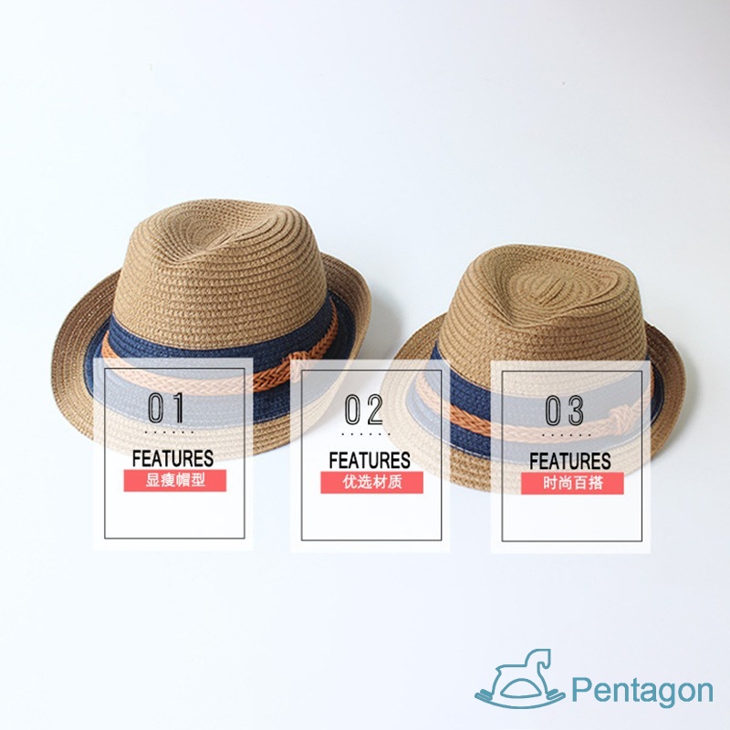 Nón Cối Màu Sắc Tương Phản Cho Ba Mẹ Và Bé