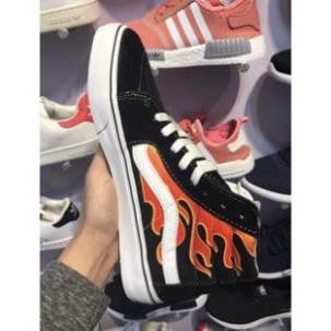 Sẵn Hàng - [F⚡️ASH SALE] [FLASH SALE] Giầy Vans lửa cao cổ HOT HIT Có Sẵn ⚡ CHẤT sịn : ❀ ❀ <