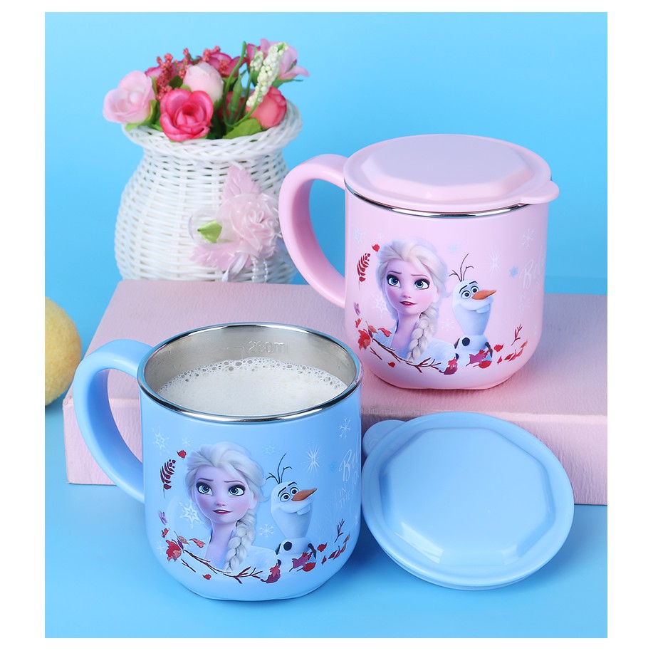 Ly Inox cách nhiệt in hình - Disney cho bé