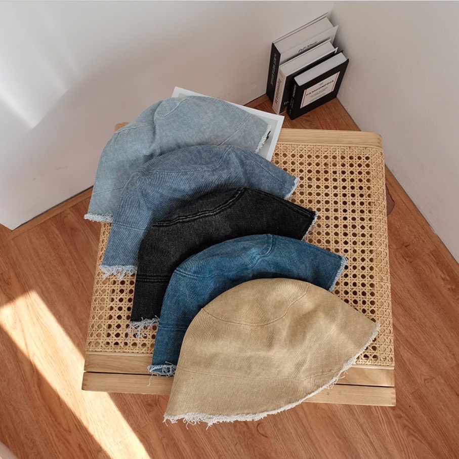 Mũ bucket chất bò viền tua rua cao cấp Trend