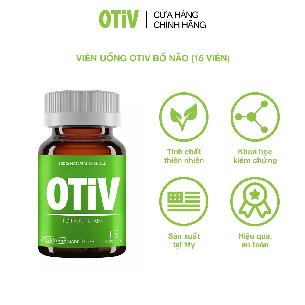 Viên uống OTIV bổ não (15 viên)