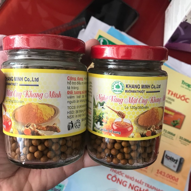 Nghệ vàng mật ong- khang minh lọ 120 g