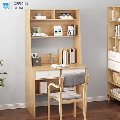 [Giao lắp tại TP.HCM] Bàn Học Sinh Làm Việc Tại Nhà Kết Hợp Kệ Sách Nhiều Ngăn SIB Decor (Không Gồm Ghế) BLV10