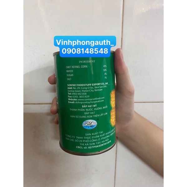 BẮP HẠT MỸ LON 425G