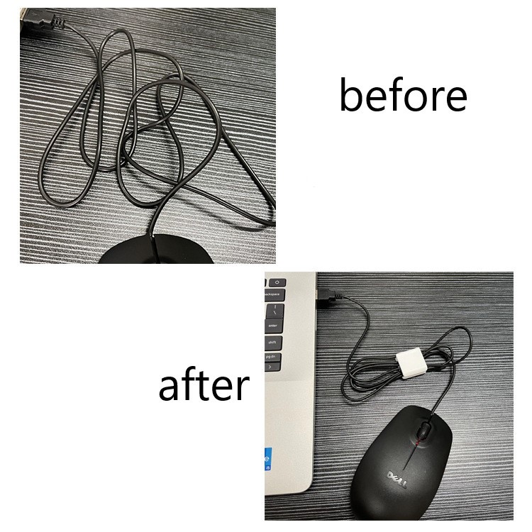 1 Kẹp Quấn Dây Cáp Sạc USB Mini Đa Năng Thích Hợp Sử Dụng Tại Nhà / Văn Phòng / Xe Hơi