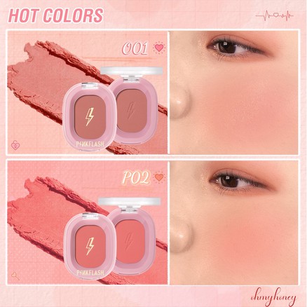 [Hàng mới về] Phấn má hồng Pinkflash kiêm bắt sáng mềm sắc tố tự nhiên trang điểm mặt | BigBuy360 - bigbuy360.vn