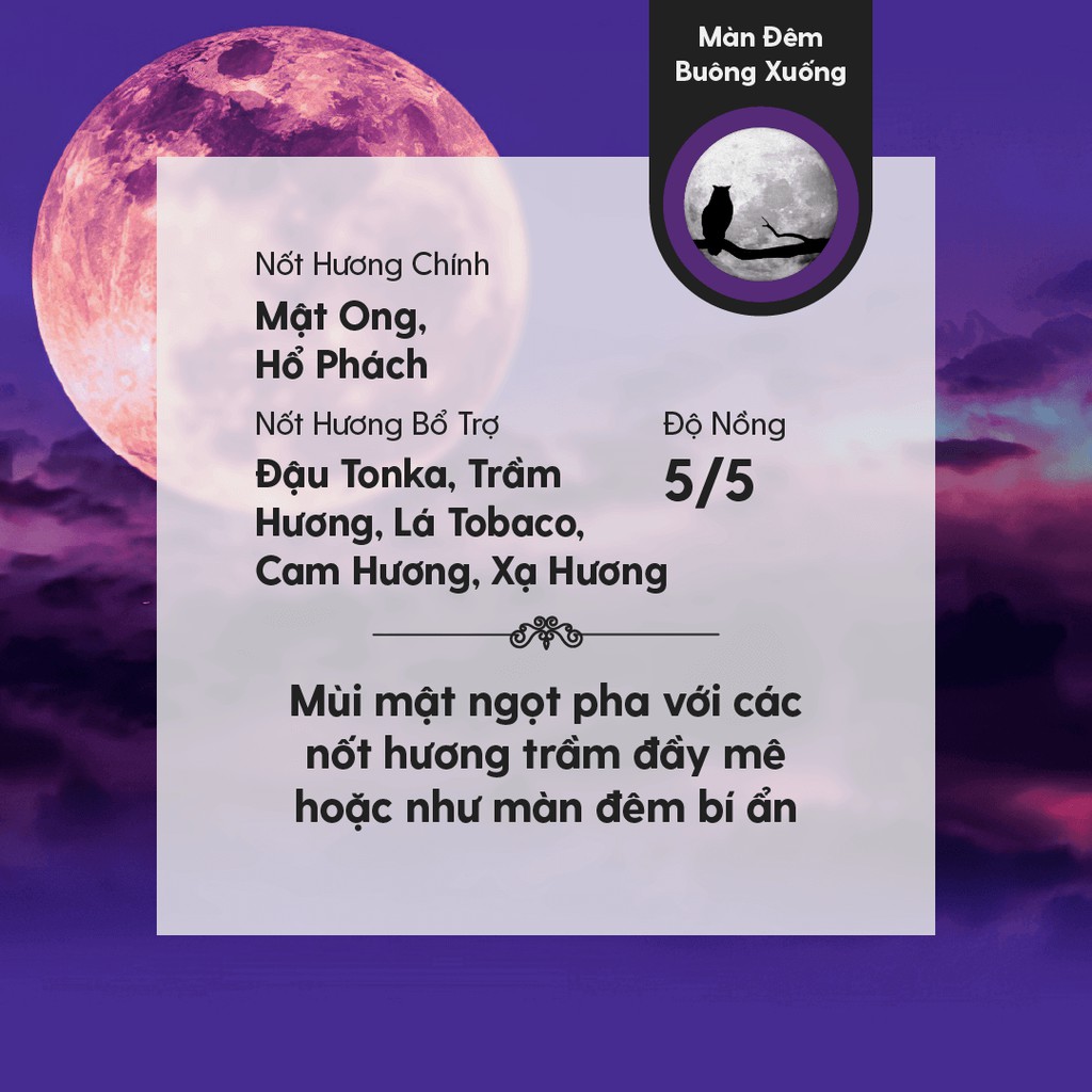 Tinh Dầu Phối Hương The Nightfall (Ngọt Sang Trọng) Làm Nến Thơm, Xông Thơm Phòng HENY GARDEN